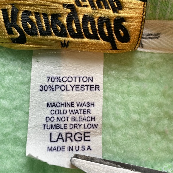 Vintage Renegade Club Neon Green Alaska Sweatshirt: Size Large - Picture 9 of 11